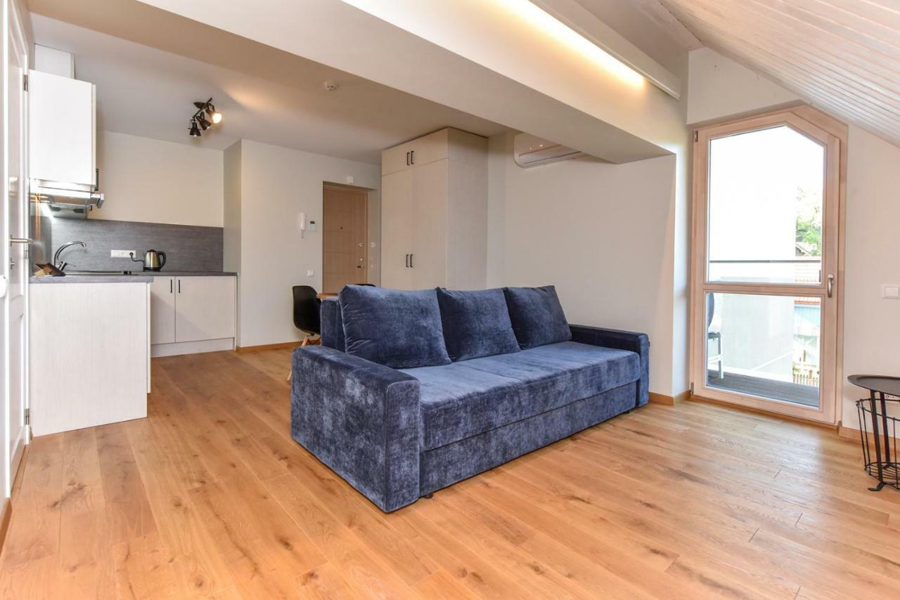 Appartement Geliu Terasos - Studija Su Balkonu à Juodkrantė Extérieur photo