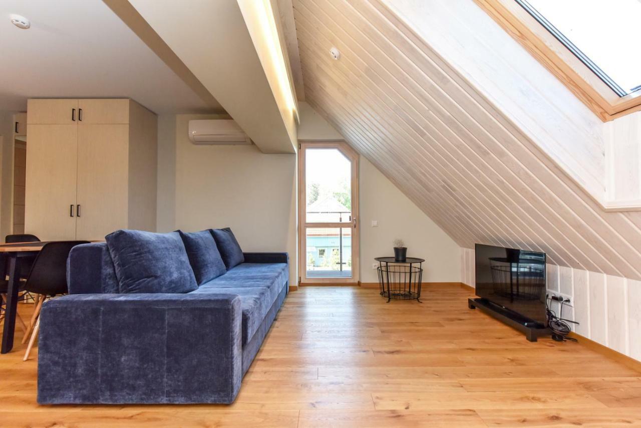 Appartement Geliu Terasos - Studija Su Balkonu à Juodkrantė Extérieur photo